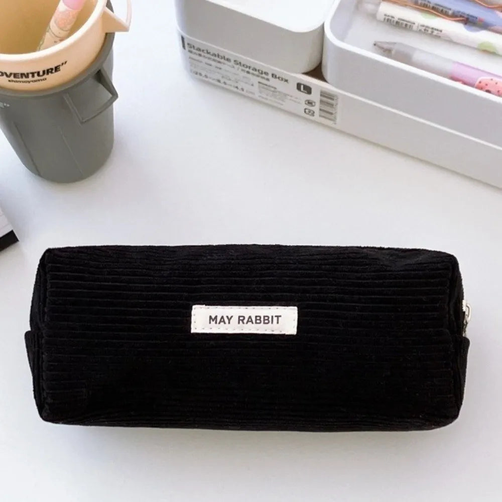 Large Corduroy Pencil Case – Multifunctional Pen Bag Pencil Case HIP