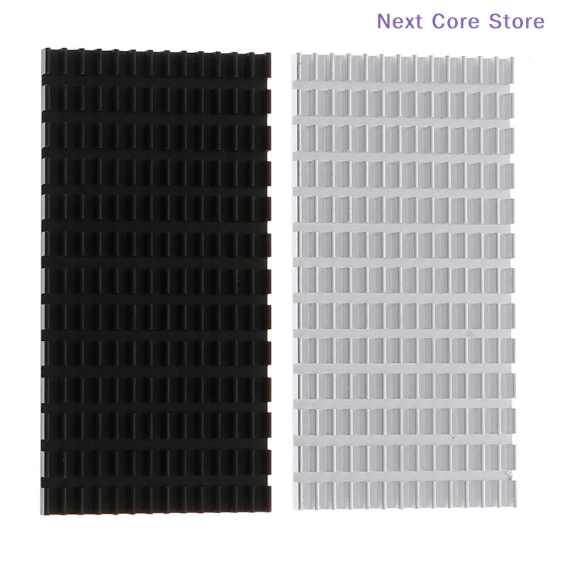 Aluminum Heatsink Panel 80×40×5mm – CPU IC LED Chip Cooler Aluminum Heatsink HIP