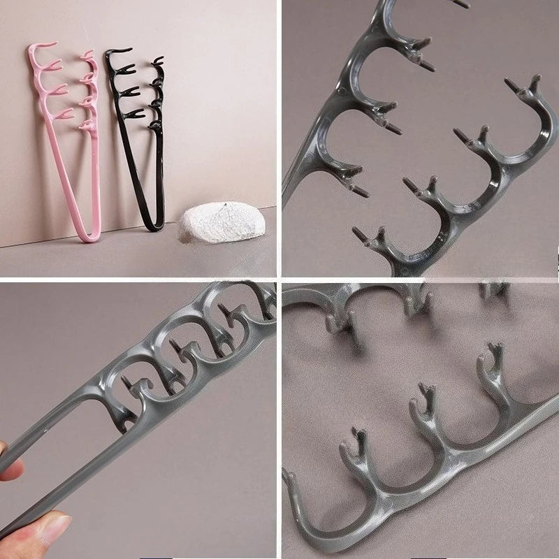 Men's Textured Styling Comb Z Shape Hair Root Lift Volumizing Comb for Fluffy Hairstyle,Seam Covering Bangs Hairdressing Tool HIP