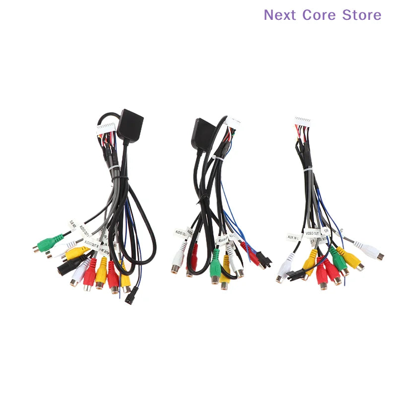20-Pin Car Stereo Wiring Harness – AUX Audio Connector Cable Car Audio Harness HIP