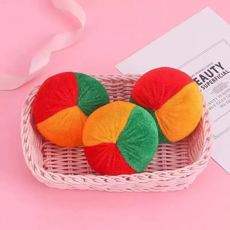 6pcs Funny Sandbag Throwing Game Mini Sandbags Rice Husks Sandbags And Balls Children's Kindergarten Competition Outdoor Toys HIP