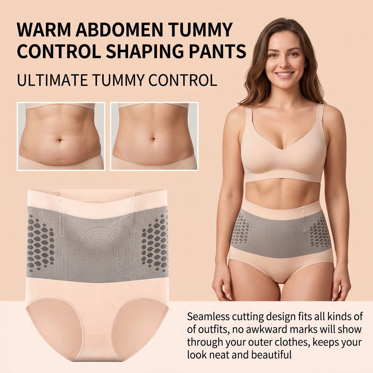 Zeriluna High Waist Tummy Control Shapewear Panties Shapewear Panties HIP