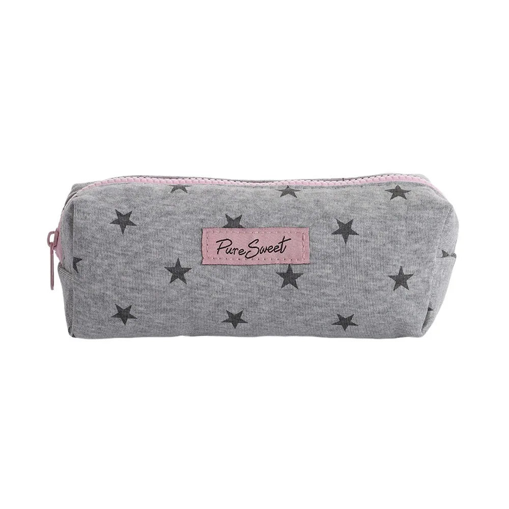 Large Capacity Korean Star Canvas Pencil Case & Pouch Canvas Pencil Case HIP A without pendant