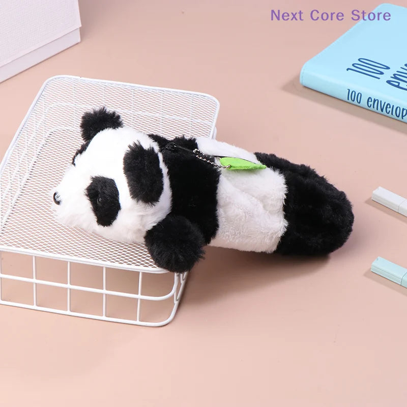 Cartoon Panda Plush Pencil Case & Cute Cosmetic Bag Plush Pencil Case HIP