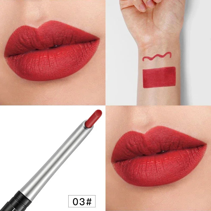 17Colors Portable Matte Pencil Lipstick Natural Long-lasting Waterproof Moisturizing Pen Lip Liner Makeup For Women HIP 03