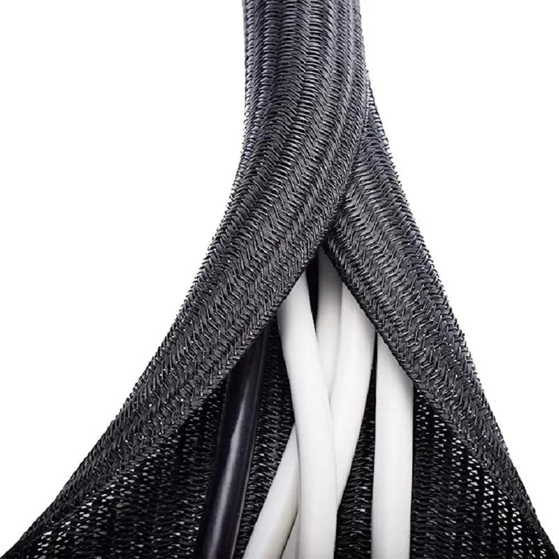 Self-Closing Expandable Braided Cable Sleeve Organizer 2M Cable Sleeve Organizer HIP