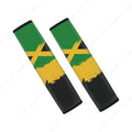 Jamaican Flag Seat Belt Cover Pads – Soft Patriotic 2 Pack Seat Belt Cover HIP 1
