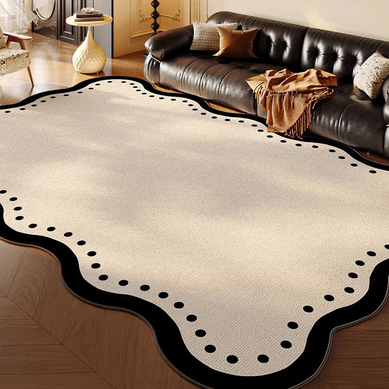 French Vintage Soft Fleece Area Rug – Large Living Room Carpet Area Rug Carpet HIP GU6024-QD 140x200cm