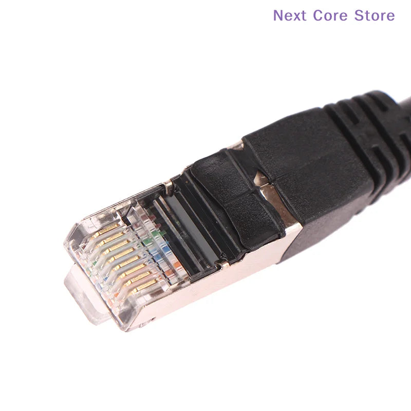 RJ45 Ethernet Splitter 1 Male to 2 Female CAT6 LAN Adapter Ethernet Splitter Adapter HIP