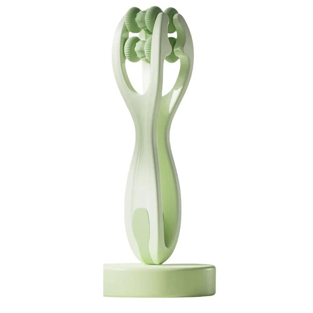RUZOFO Dual-Row Roller Finger Massager – Portable Hand Tool Finger Roller Massager HIP C744-Green-1pcs