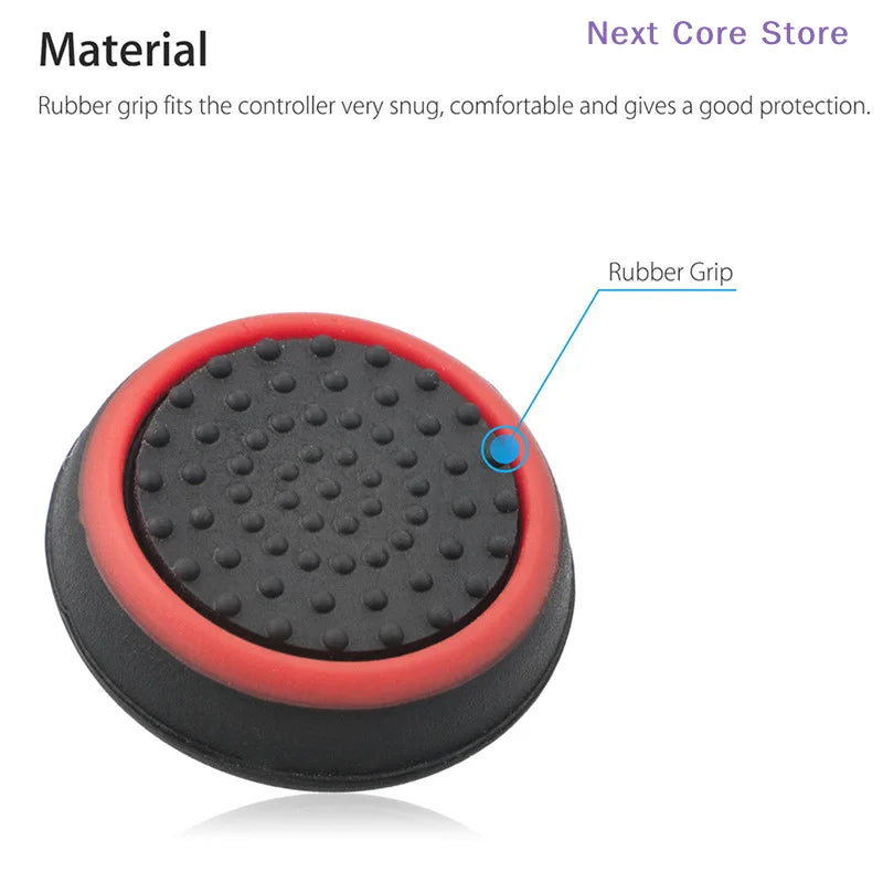 4-Pack Silicone Thumb Stick Grip Caps for Game Controllers Controller Grip Caps HIP