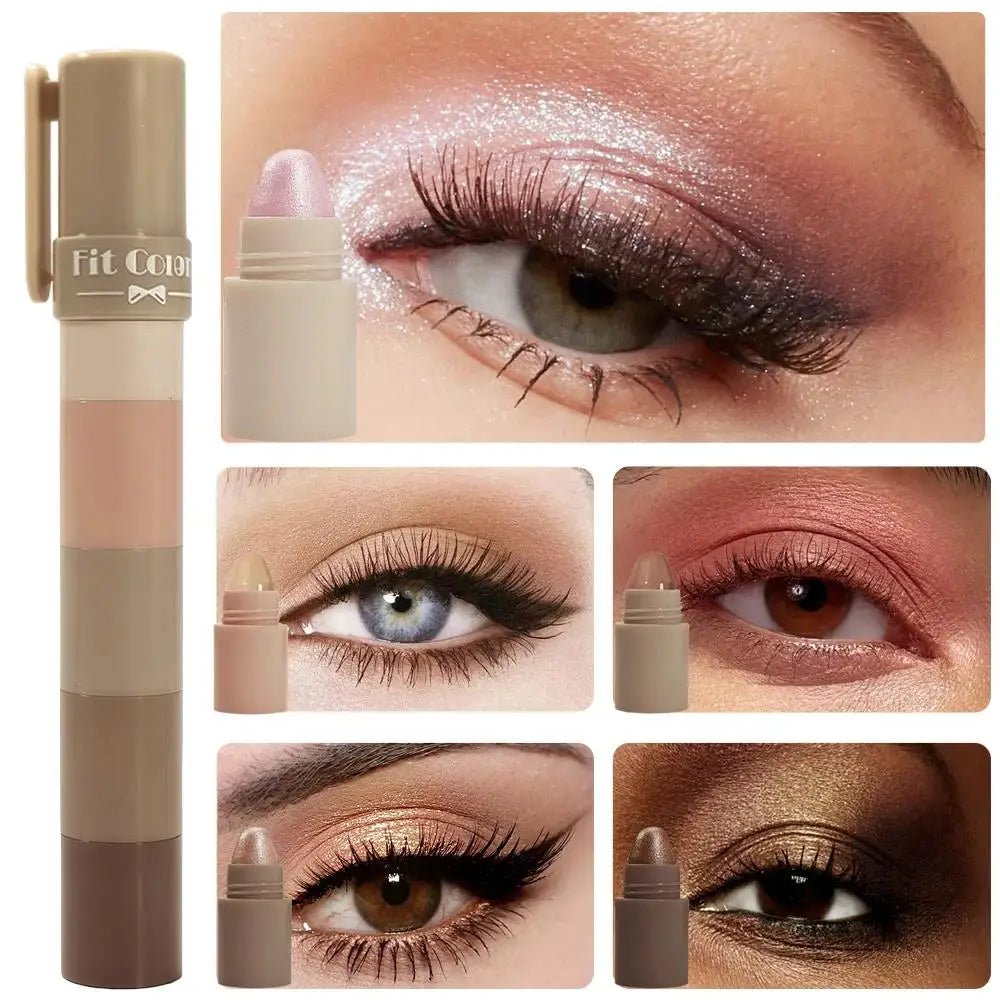 5-in-1 Waterproof Shimmer Eyeshadow Stick | Pearl Glitter Pen Eyeshadow Stick HIP