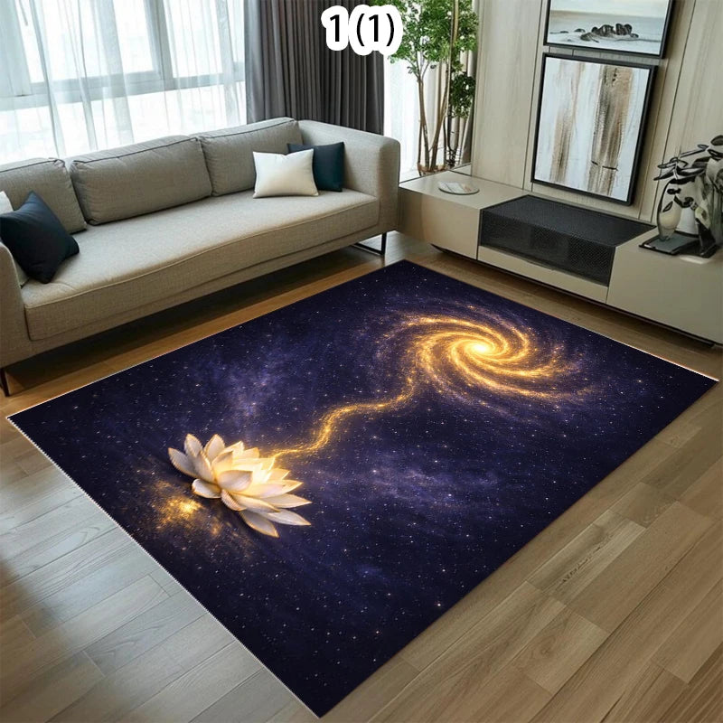 HD Floral Area Rug – Daisy Rose Carpet for Home & Kids Room Floral Area Rug HIP