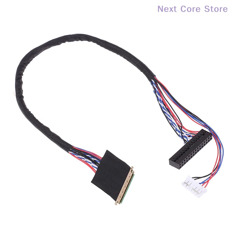 40 Pin 6-Bit LVDS Screen Cable for LED LCD Displays | 3.3V LVDS Display Cable HIP