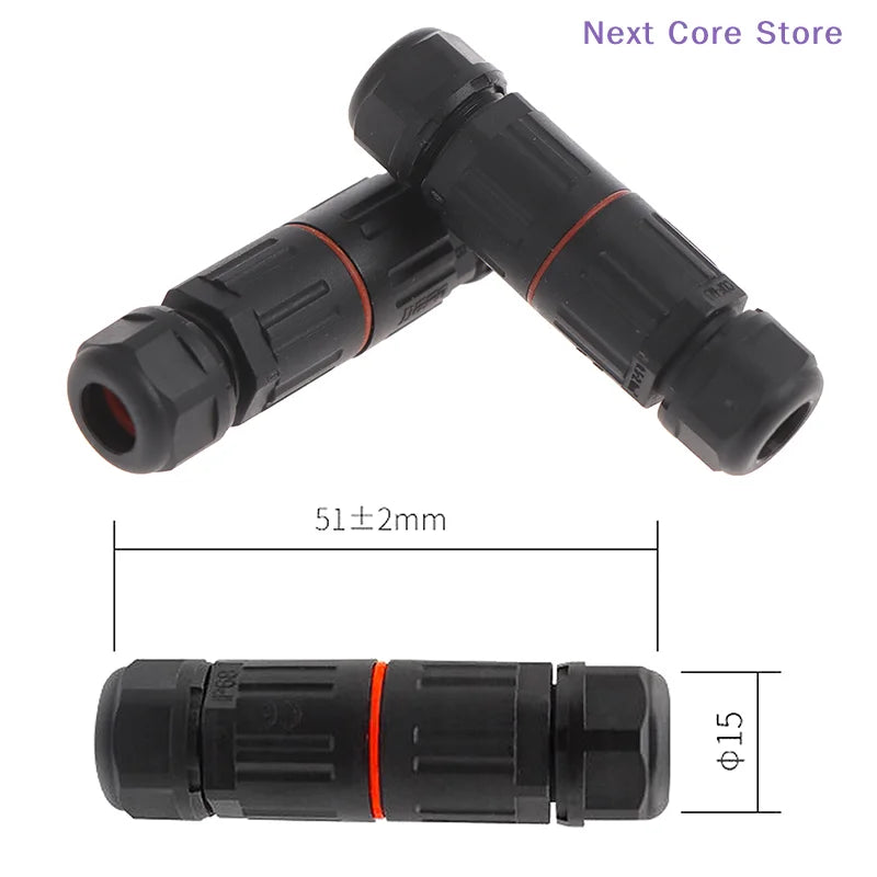 IP68 Waterproof Wire Cable Connector – Outdoor Plug Socket Waterproof Cable Connector HIP