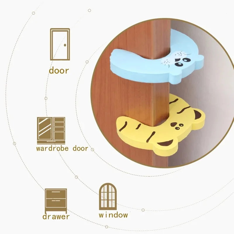 Cartoon EVA Door Stopper Baby Safety Guard – Multi-Pack Baby Safety Door Stopper HIP