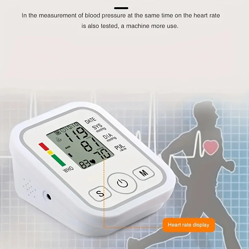 Fireurus Automatic Arm Blood Pressure Monitor | Heart Rate Blood Pressure Monitor HIP