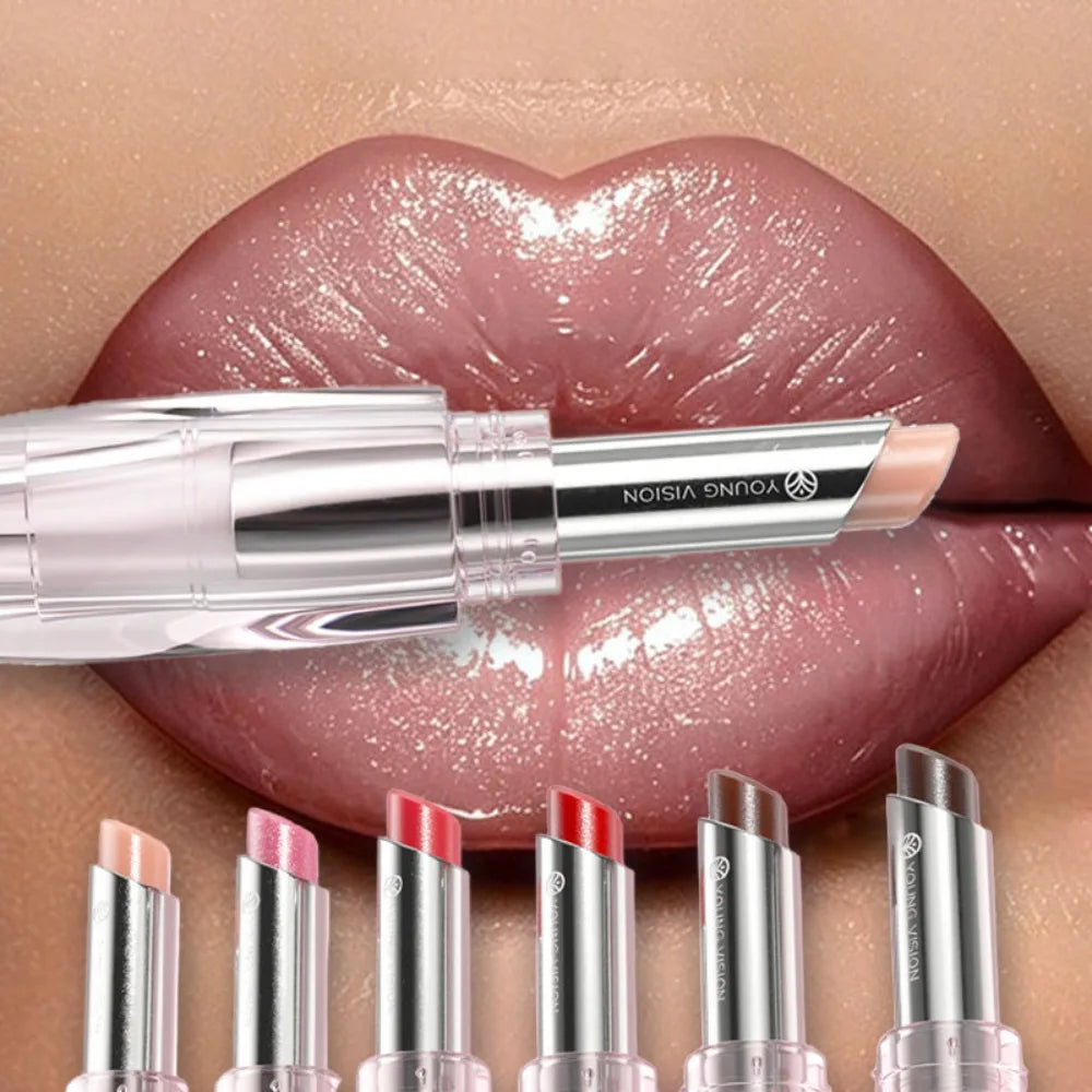 Temperature Change Lip Balm Creamy Hydrating Lipstick Moisturizing Pearlescent Nude Lip Care For Daily Natural Lip Makeup HIP