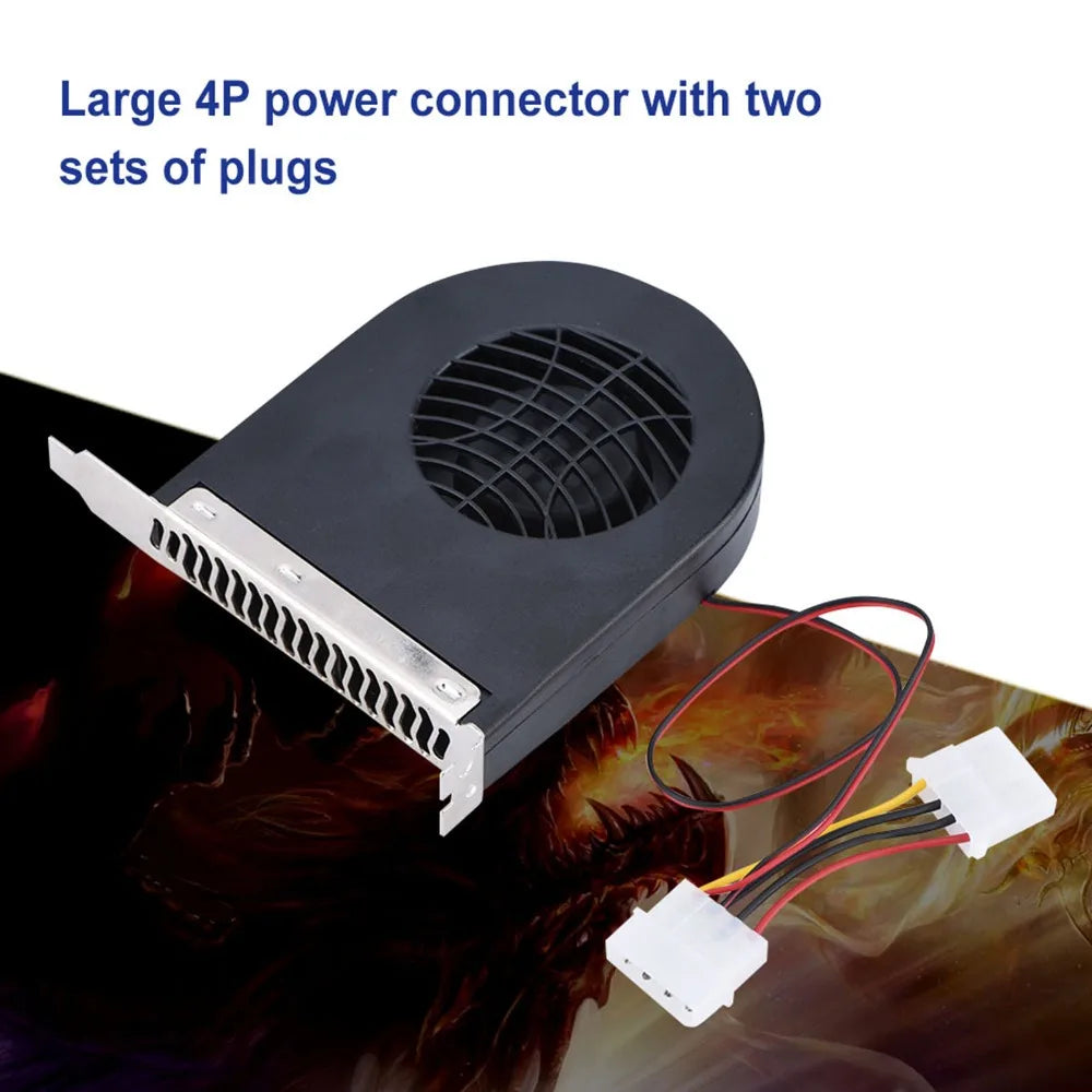 4-Pin PCI Slot Blower Fan – High Performance PC Cooling PC Case Fan HIP