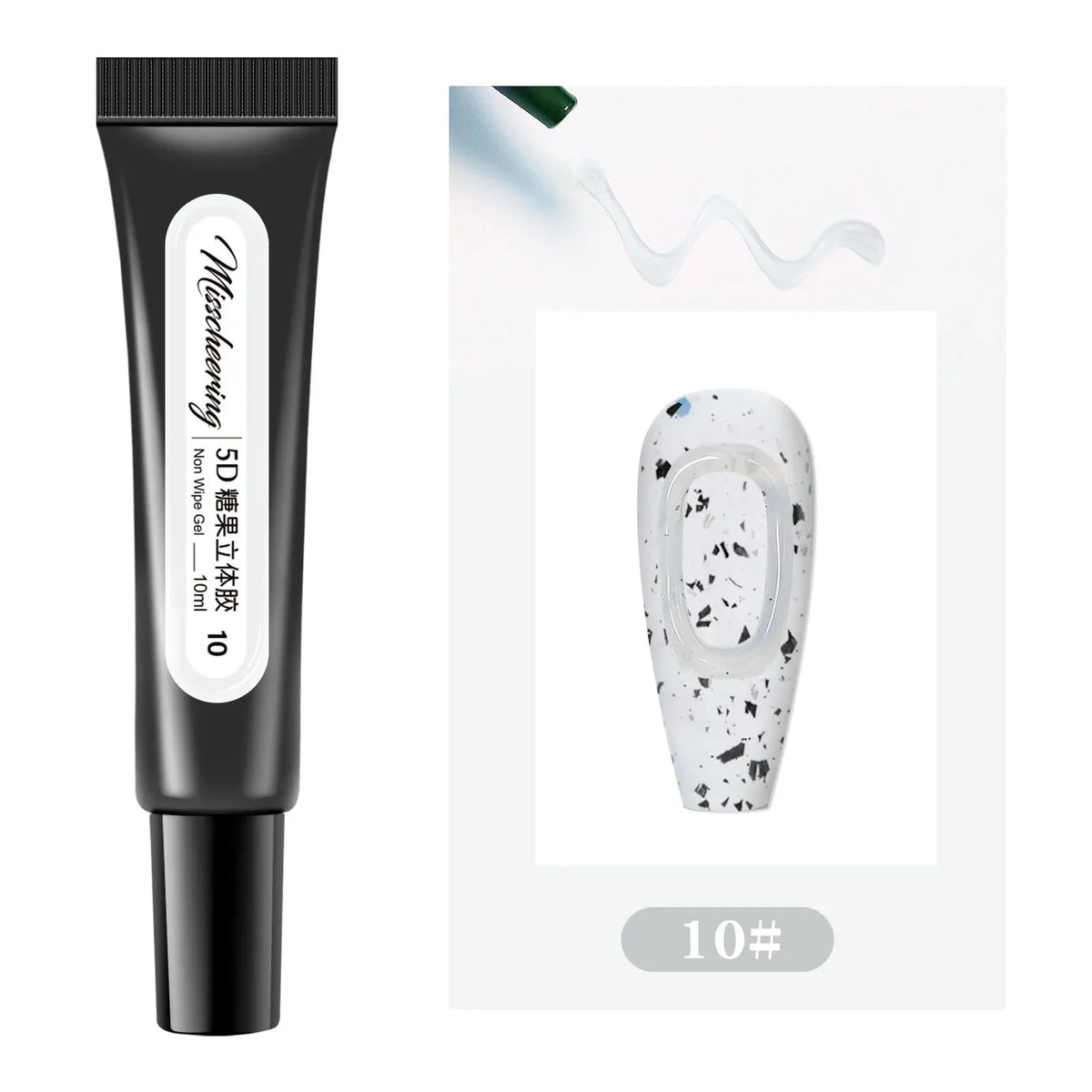 3D Pudding Gel 12ml Tube Emboss Korean Style Nail Design Painting Full Coverage Super Texture Gel Pigmented Paint Liner Gel HIP 10 10ml