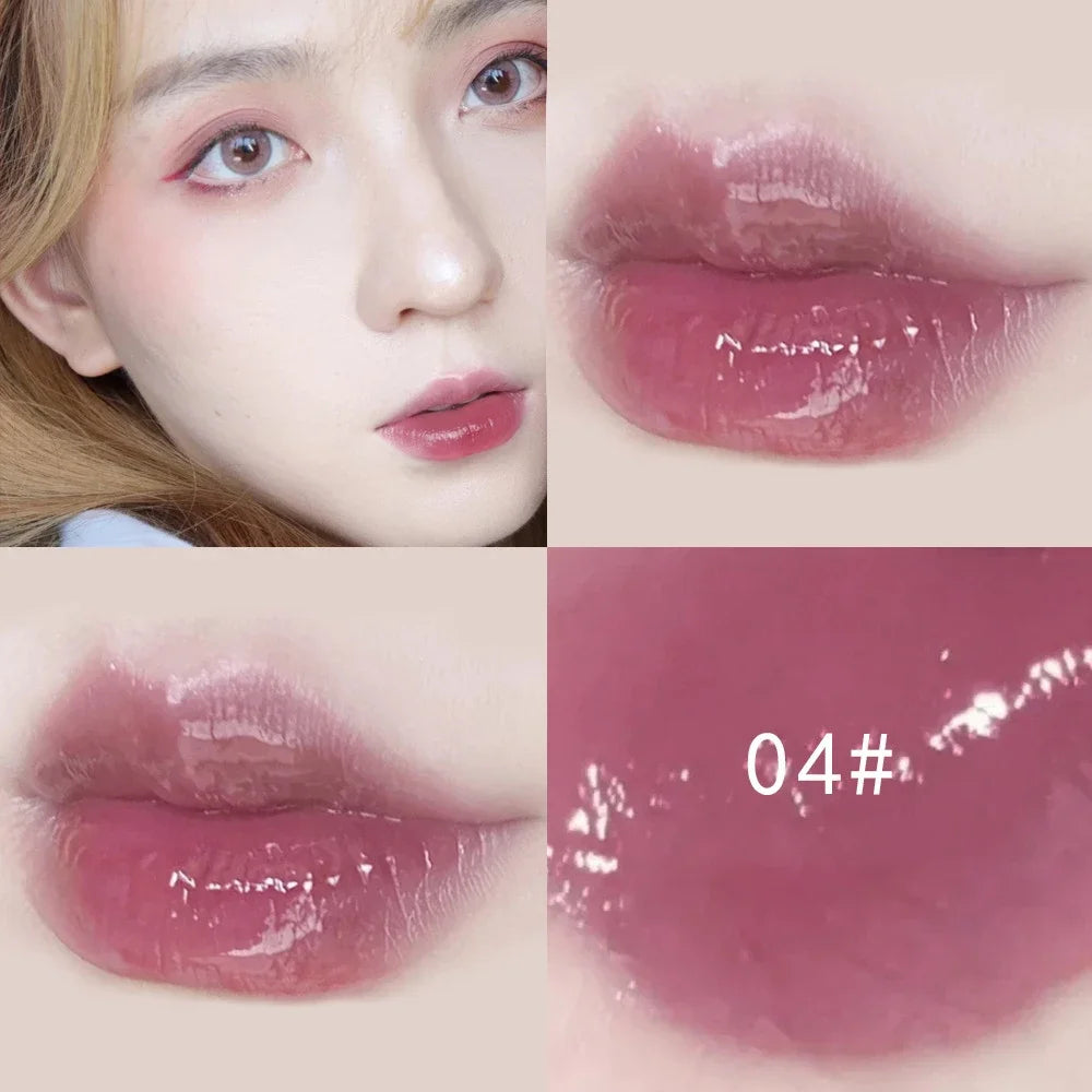 Shiny Liquid Lipstick Shimmer Moisturizer Lip Gloss Crystal Jelly Lip Gloss Lips Plumper Oil Long Lasting Makeup Lip Oil New HIP