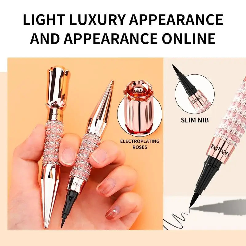 QIC Waterproof Black Liquid Eyeliner Pen – 12Hr Wear Liquid Eyeliner Pen HIP
