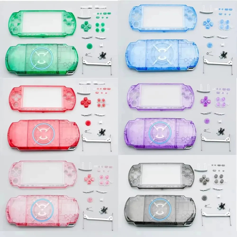 Transparent Crystal Shell Replacement Kit for PSP 3000 (03 Ver) Console Replacement Shell HIP
