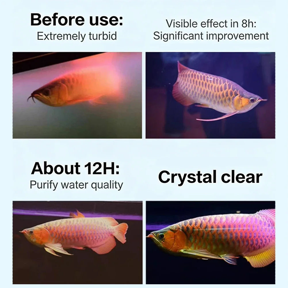 Efficient Fish Tank Water Absorption Filter Paper 50/100/200Pcs Fish Tank Aquarium Odor Removal Filter Cleaning Supplies HIP