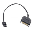 SATA 15-Pin to 6-Pin Power Adapter Cable – HDD & DVD Drive Power Adapter Cable HIP As Photo