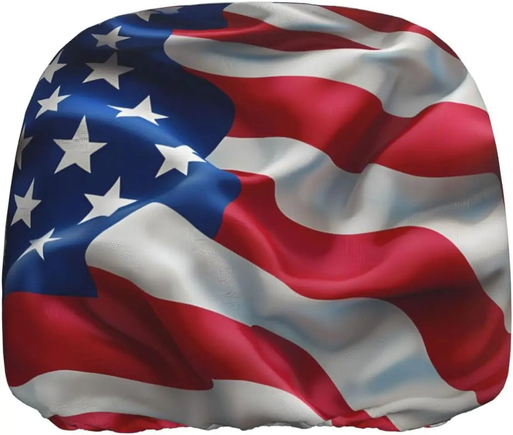 American Independence Day Car Headrest Cover – Universal Fit Car Headrest Cover HIP