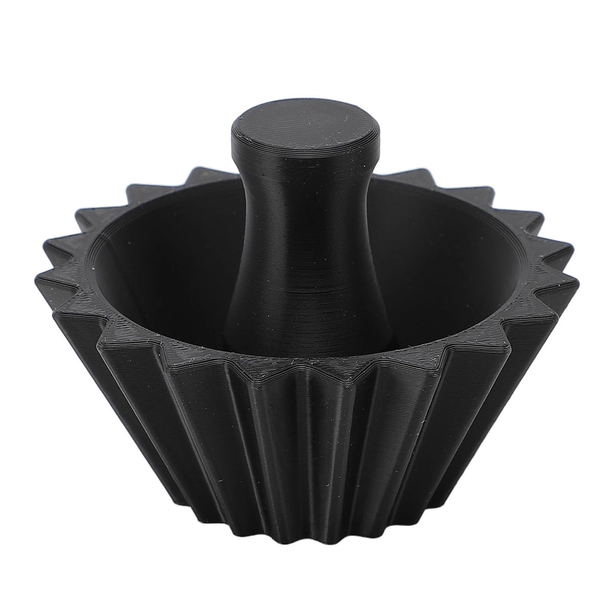 Coffee Filter Press Cone ABS Lightweight Coffee Filter Paper Assistant for Home Shop Use Coffee Filter Shape Holder HIP black
