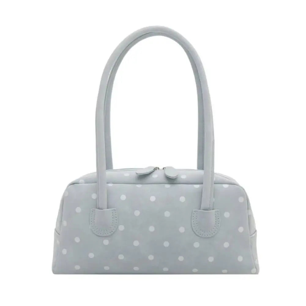 Women's Large Polka Dot Bowling Shoulder Bag – Zipper Shoulder Bag HIP