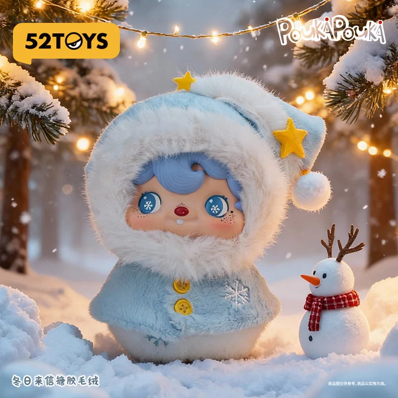 52TOYS Pouka Pouka Winter Waltz Plush Keychain Doll Gift Plush Pendant Doll HIP