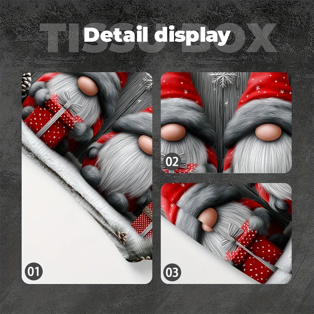 Christmas Gnome Car Headrest Covers – Set of 2 | Festive Car Headrest Covers HIP