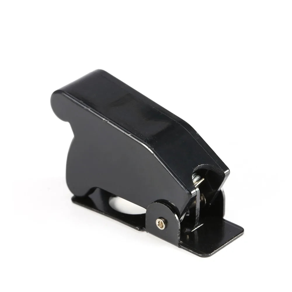 5-Pack Toggle Switch Safety Flip Cover Guards – 12mm Black Toggle Switch Guard HIP
