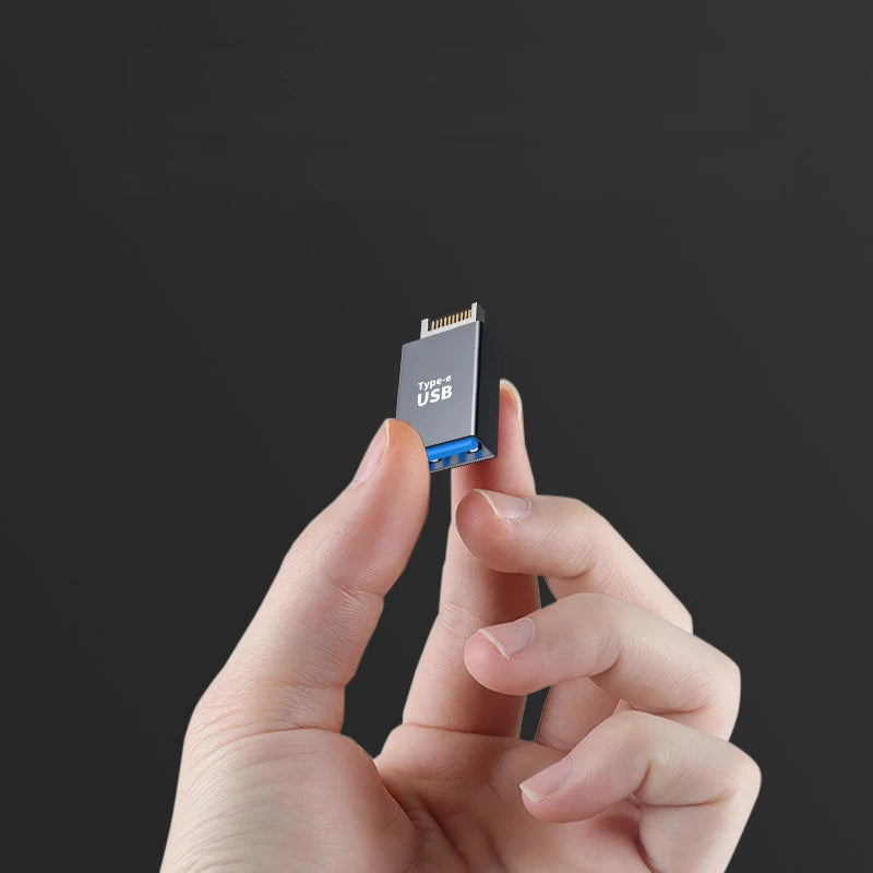 Type E to USB-A Motherboard Adapter | Male to Female Converter USB Cable Adapter HIP