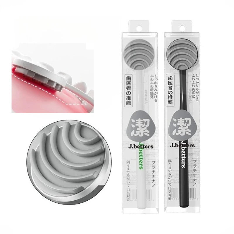 Double Side Tongue Cleaner Brush for Tongue Cleaning Oral Care Tool Silicone Tongue Scraper Toothbrush Fresh Breath Care HIP