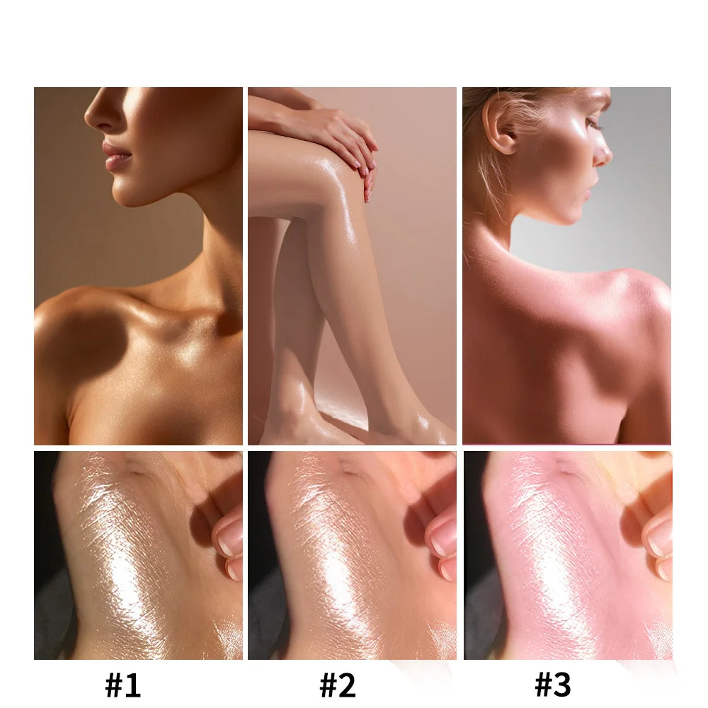Lakerain Glowmotions Glow Body Oil 100ml Long Lasting Hydrating Shimmer Bronze Non-Greasy Summer Body Care Glow Oil Makeup HIP