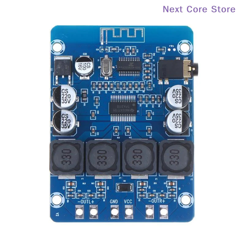 TPA3118 Bluetooth Amplifier Board – Dual 45W AUX Decoding Audio Amplifier Module HIP