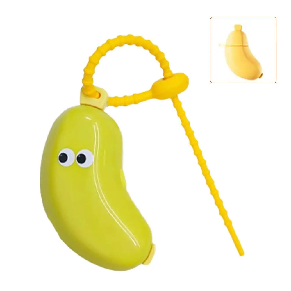 Wholesale Portable Toothbrush Holder Must-have Travel Toothbrush Protective Cap Cute Banana Hiking Camping Brush Cap Case HIP 1pc
