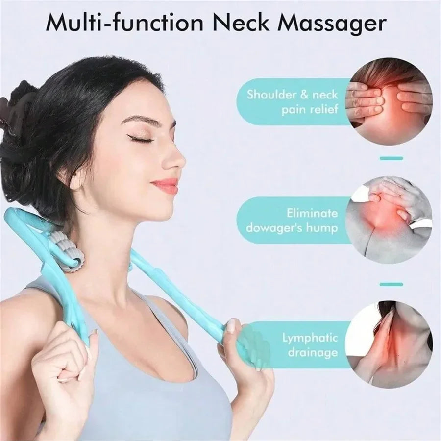 Portable Neck Roller Massager – Neck, Back & Shoulders Neck Roller Massager HIP