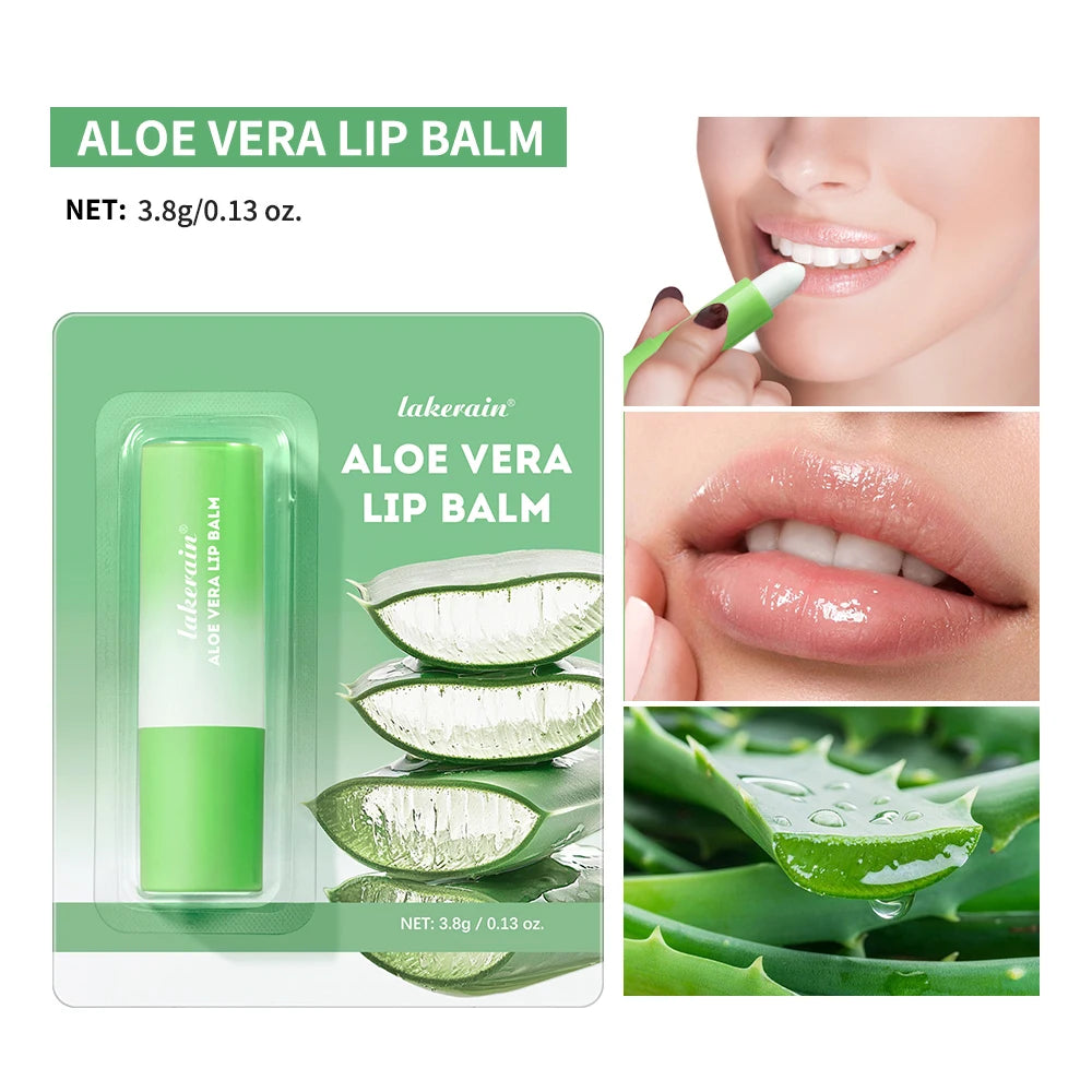 Lip Aloe Balm Nourishing, Refreshing, Hydrating and Moisturizing Preventing Cracking and Repairing Lips Gentle Non Irritating HIP
