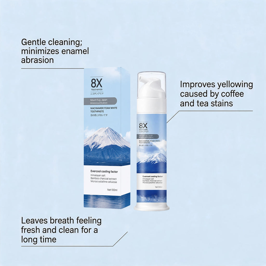Niacinamide Toothpaste – Stain Remover & Enamel Protection Whitening Toothpaste HIP