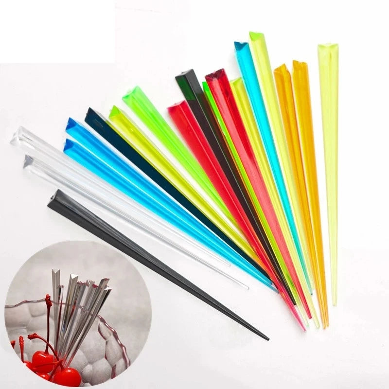 500-Pack 9cm Food Picks – Fruit Skewers & Cupcake Toppers Food Picks Set HIP