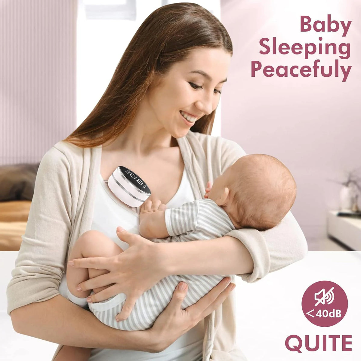 Wearable Hands-Free Electric Breast Pump – Portable USB Wearable Breast Pump HIP