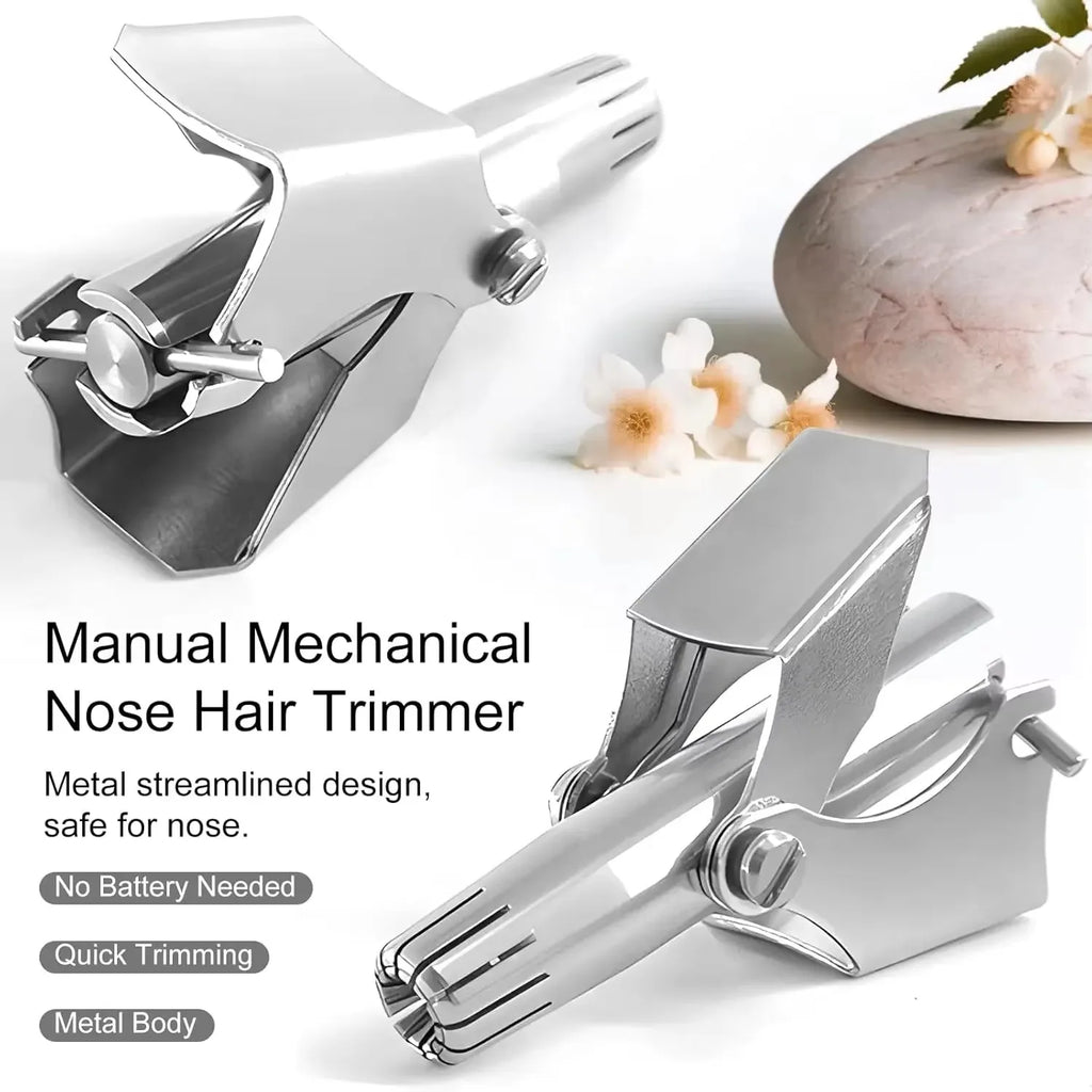 Manual Nose Hair Trimmer – Stainless Steel & Waterproof | HIP Nose Hair Trimmer HIP