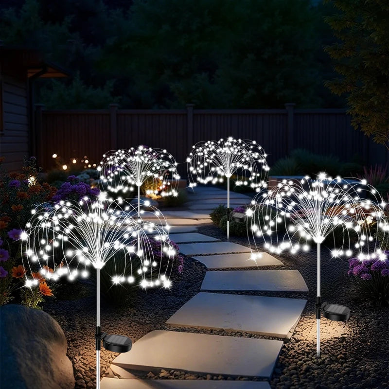 Solar Dandelion Firework Garden Lights – IP65 Waterproof LED Solar Garden Light HIP