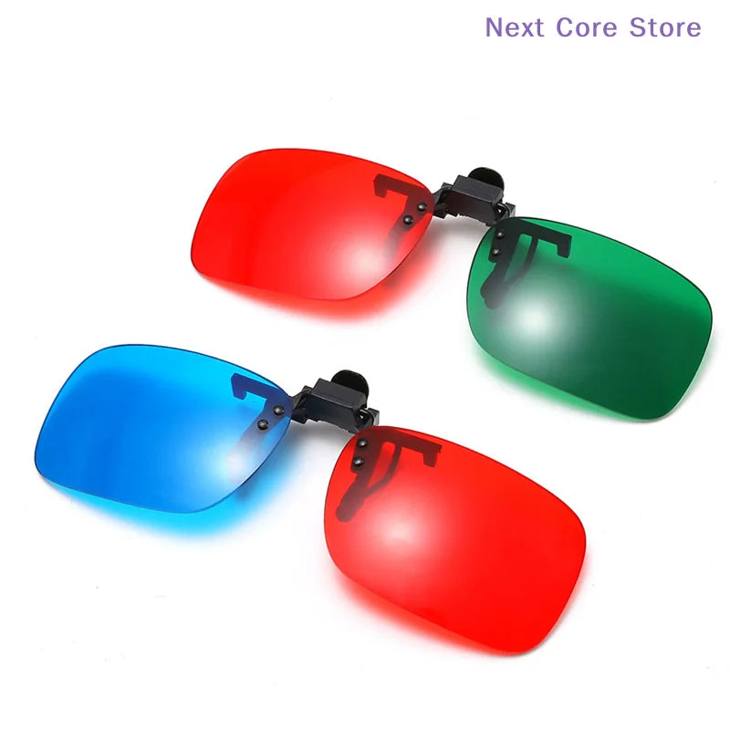 Anaglyph 3D Glasses Red Blue Green Clip-On | HIP Anaglyph 3D Glasses HIP