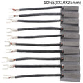 10-Pack J204 Carbon Brushes – Generator, Motor & Alternator Carbon Brush Set HIP 8X10X25mm