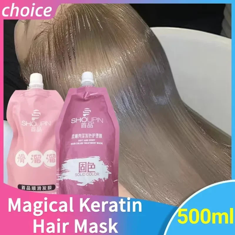500ml Repairing Hair Mask – Smooth, Nourish & Frizz Control Hair Mask Treatment HIP 30ml